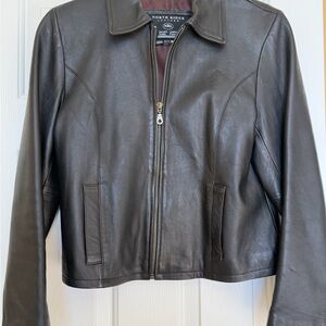 Women's Black Leather Jacket